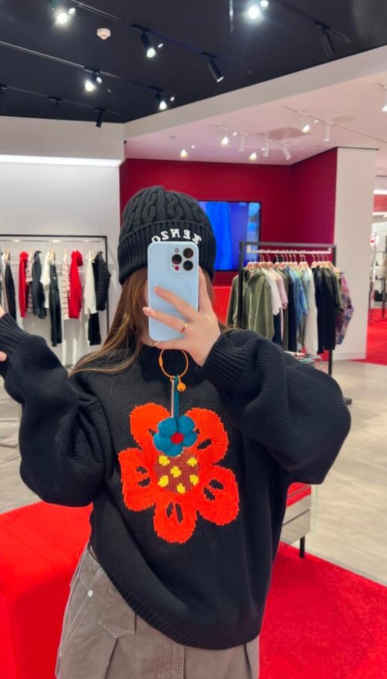 KENZO 海棠花 針織上衣