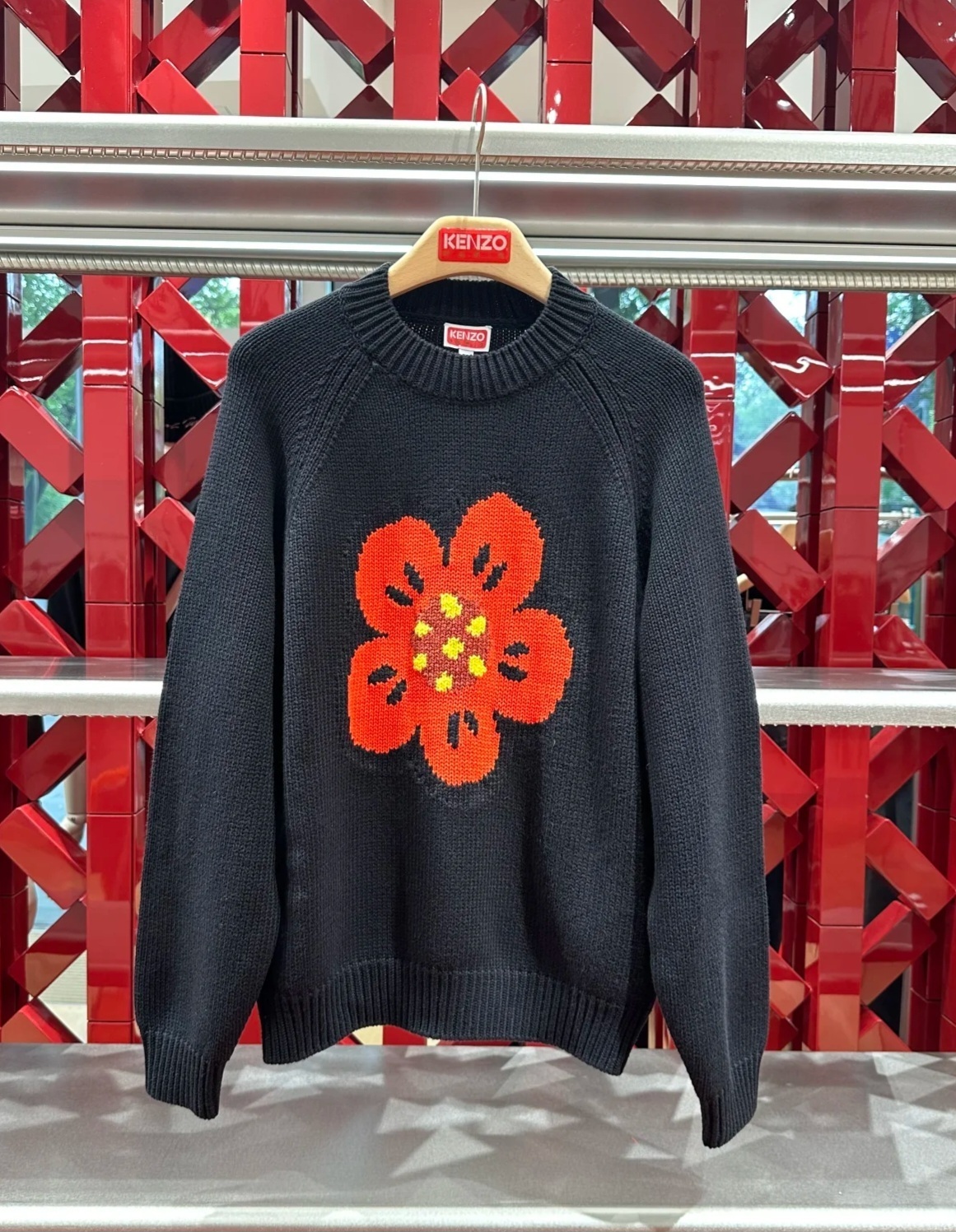 KENZO 海棠花 針織上衣