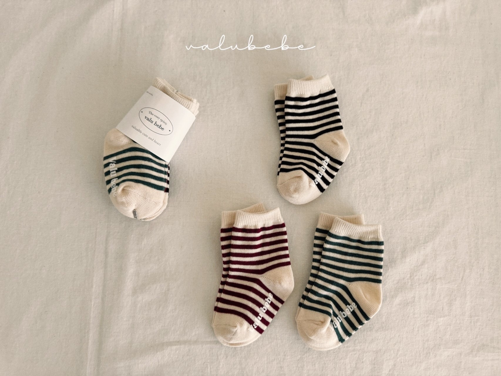 Valu Bebe ST Rib Socks（3P）