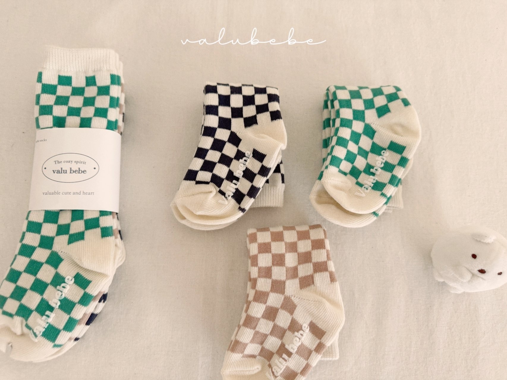 Valu Bebe Check Board Socks