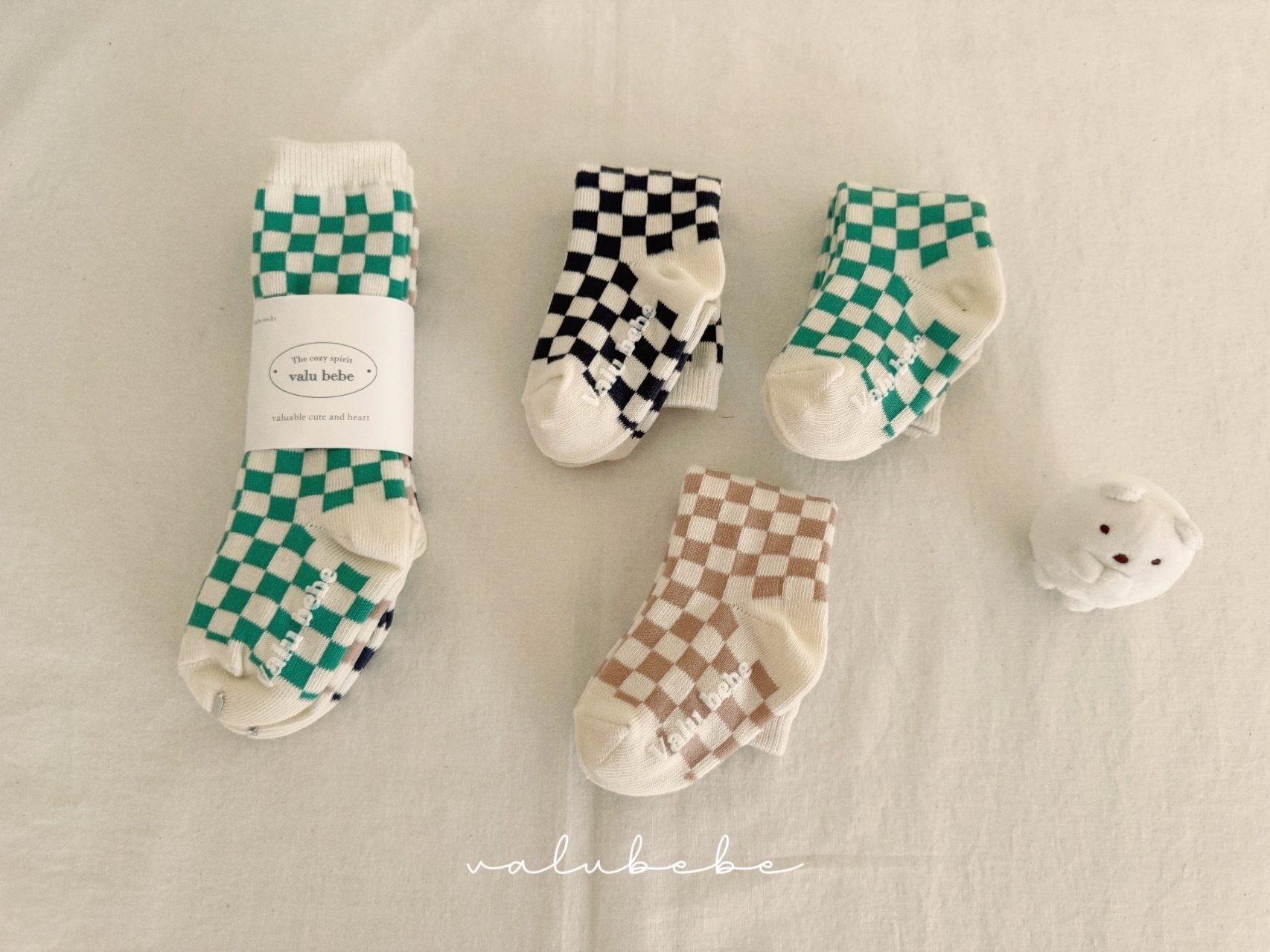 Valu Bebe Check Board Socks