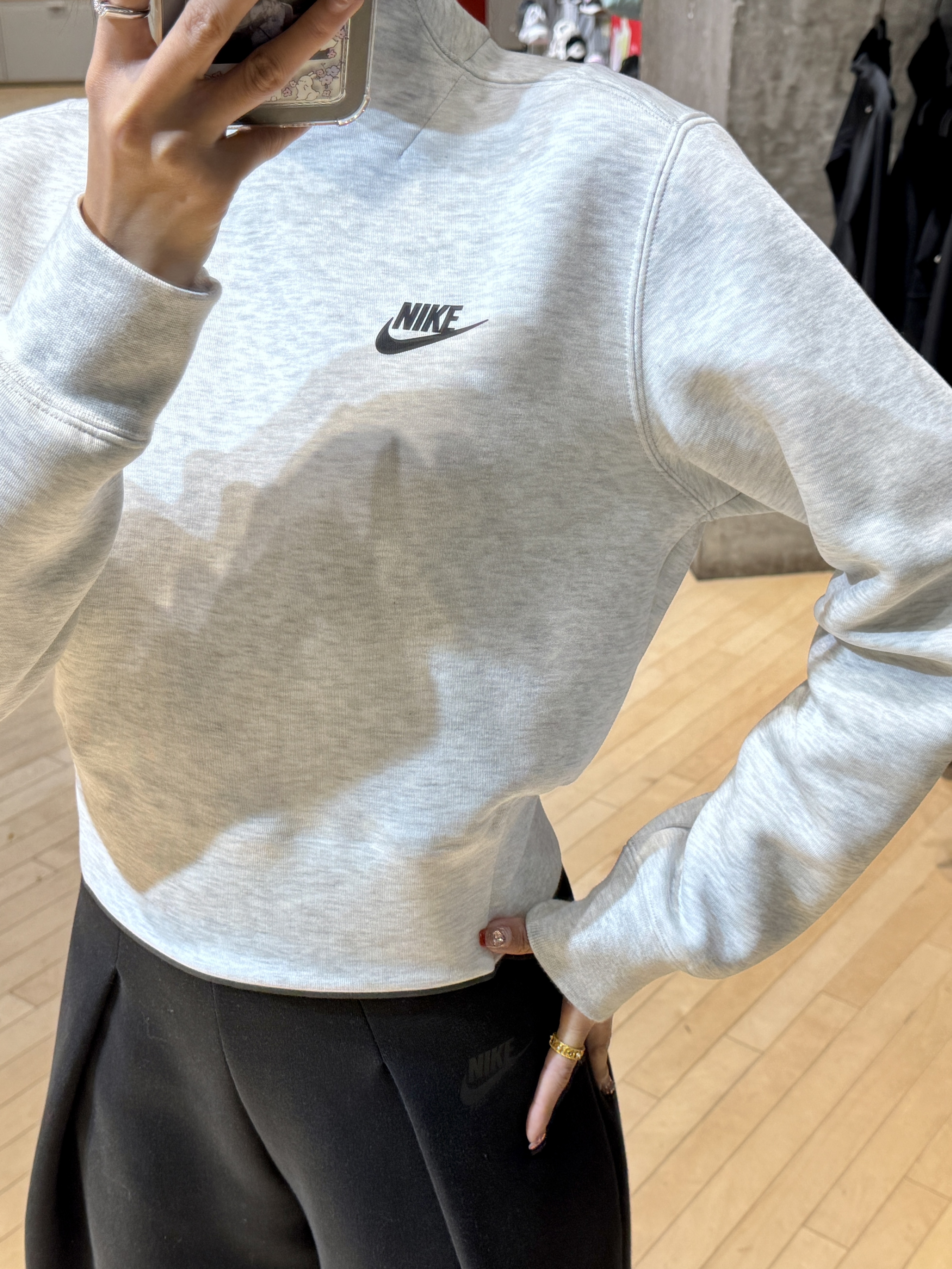 NIKE SPORTSWEAR TECH FLEECE 高領太空棉 大學T 長袖 短版 女款 灰色 HV2797-013 粉色 HV2797-667 / 預購