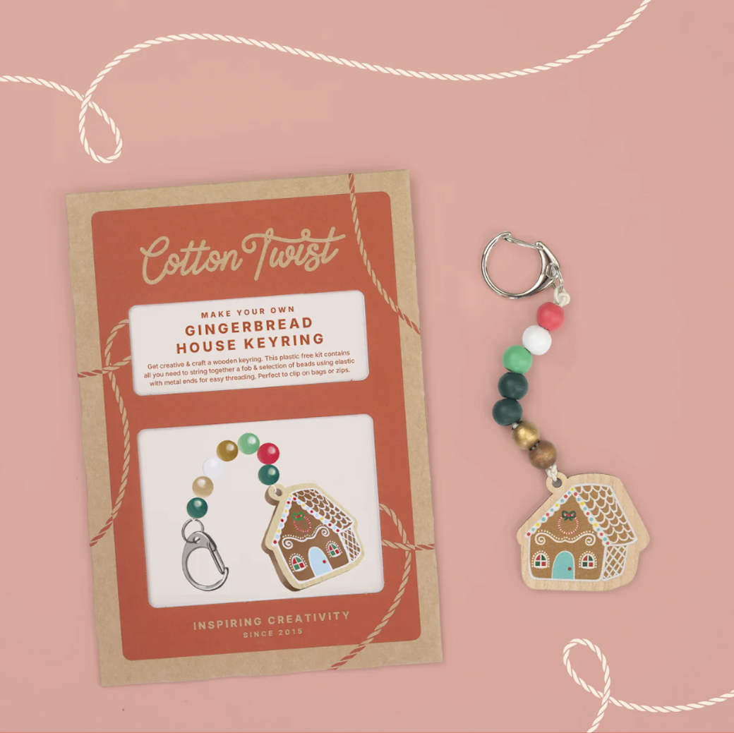 薑餅屋(紙袋) | DIY串珠鑰匙圈
