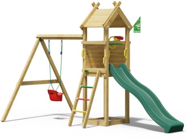 Jungle Tent | Tower playhouse with swing