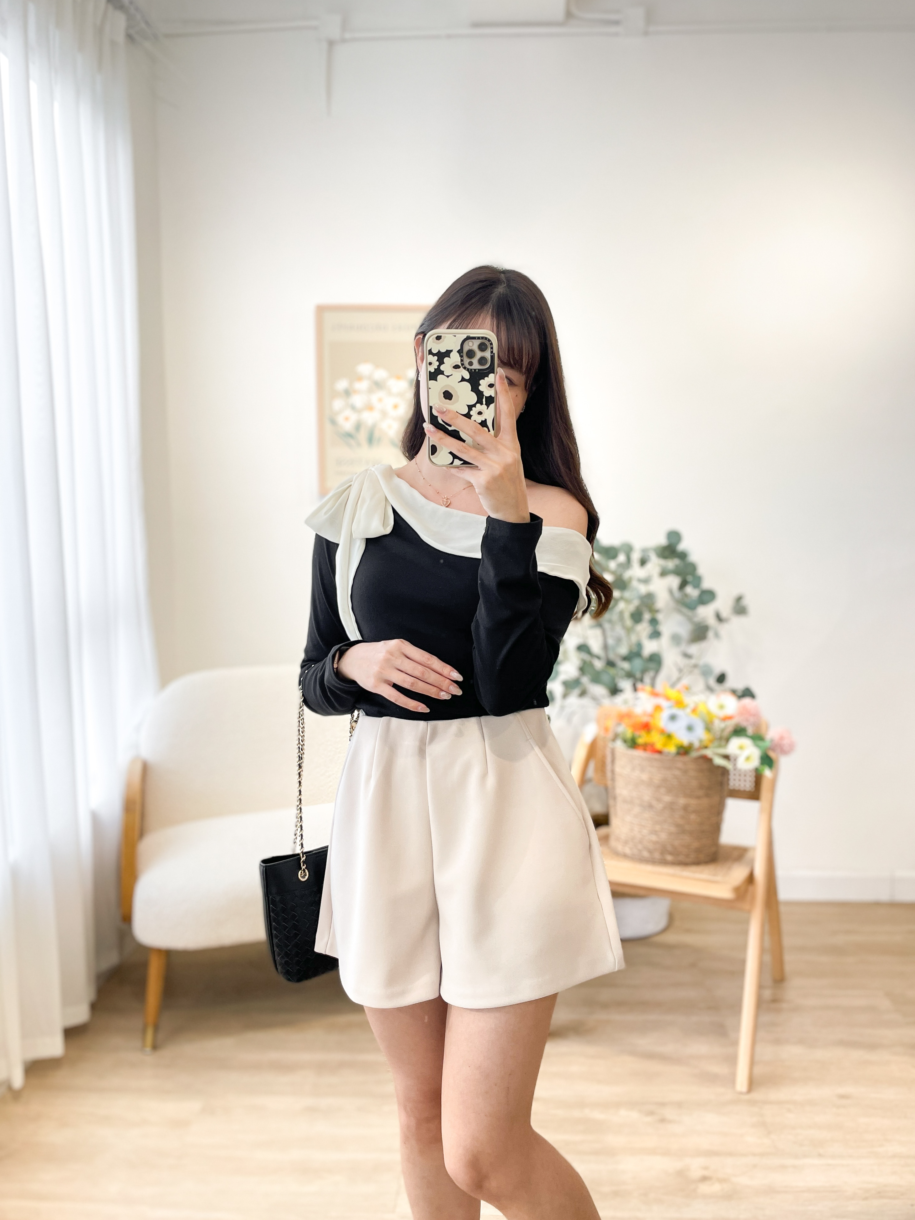 T1419 Joelle Ribbon Blouse