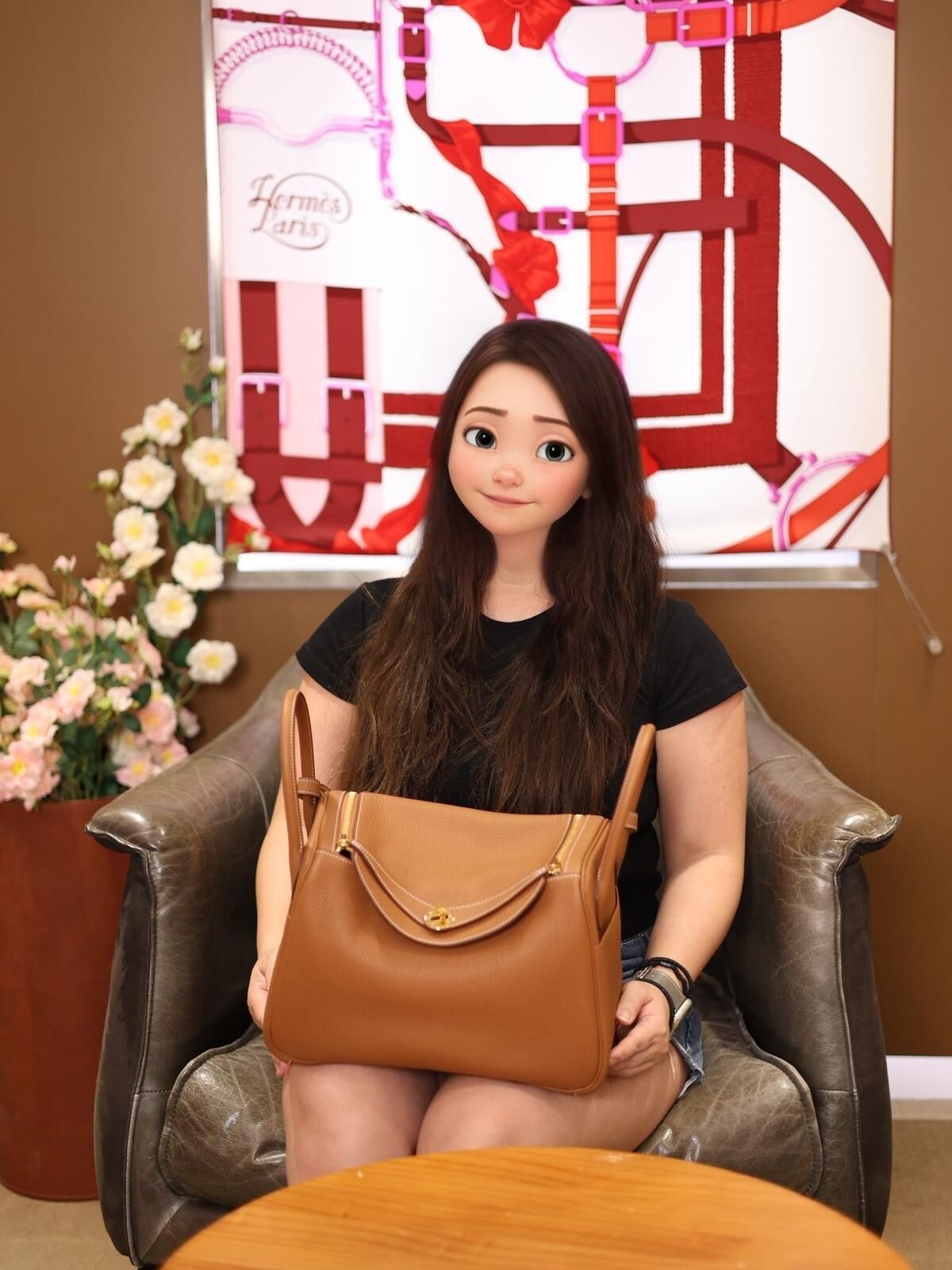 太靚啦！Babe 爽快抱走 Lindy30 金金🤍 有現貨即揀，即刻擁有，優雅又百搭💞 好開心見到妳咁鐘意～期待下次再相遇✨ (10/2025)