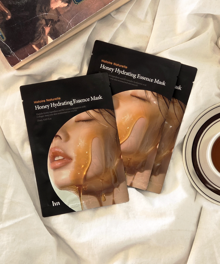 【直播】LL110934 Histoire Naturelle 蜂蜜保濕精華面膜(5片裝)