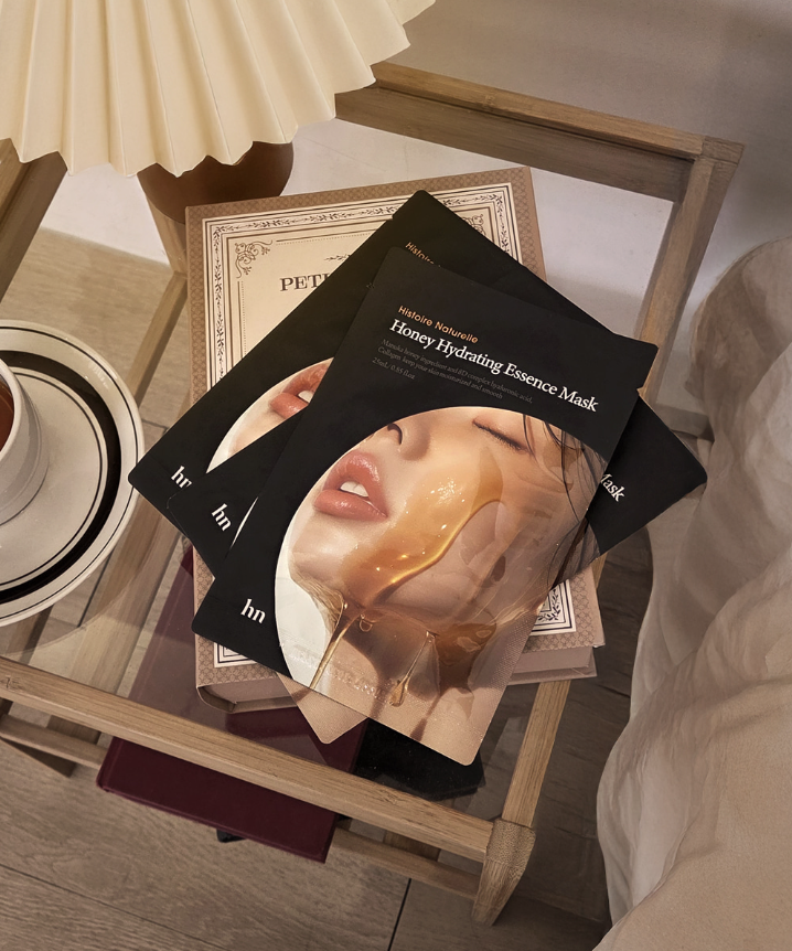 【直播】LL110934 Histoire Naturelle 蜂蜜保濕精華面膜(5片裝)