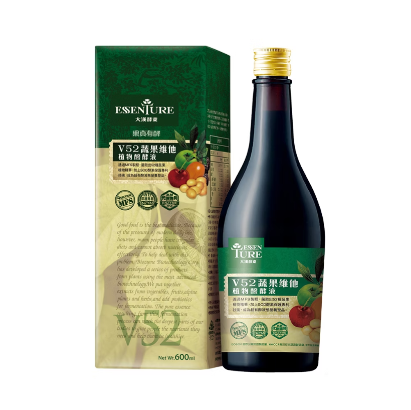 大漢酵素-V52 蔬果維他植物醱酵液 600ml