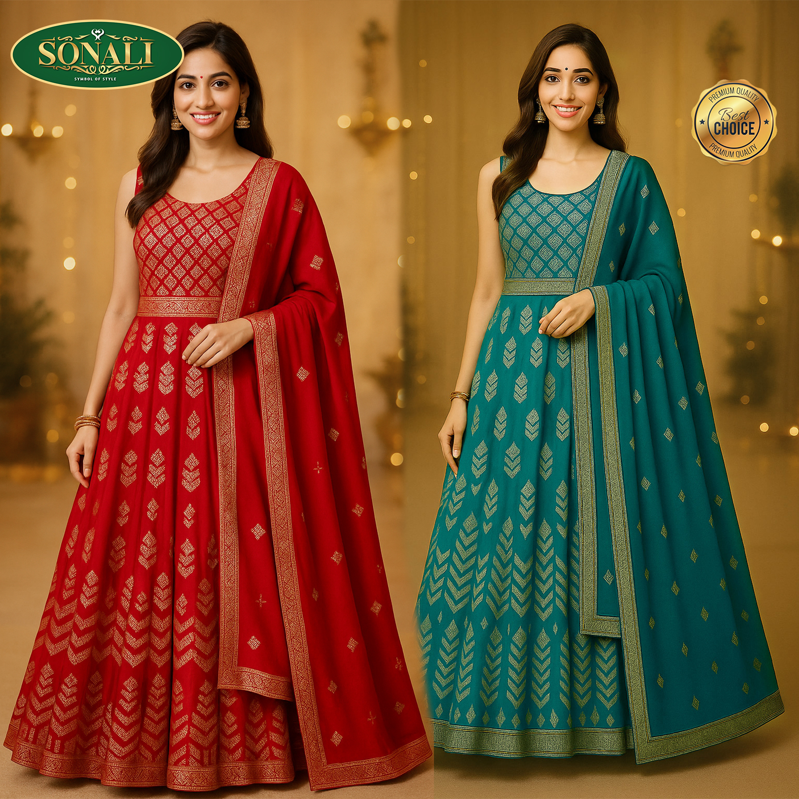 Sonali's Plus Sizes Premier Suits Collections / Women's Sets / Ladies Indian Traditional Suits