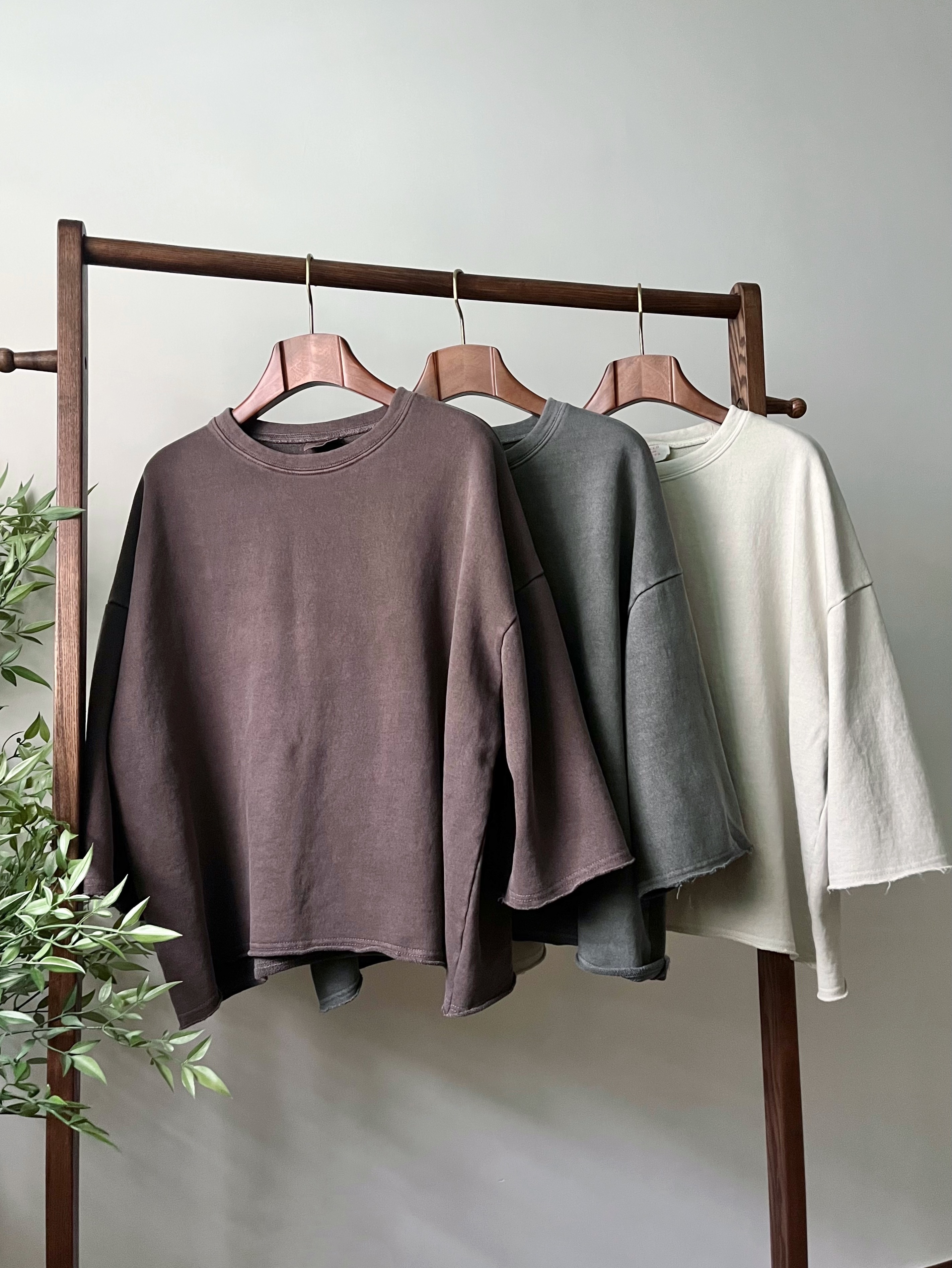 🌿重洗水中袖衛衣