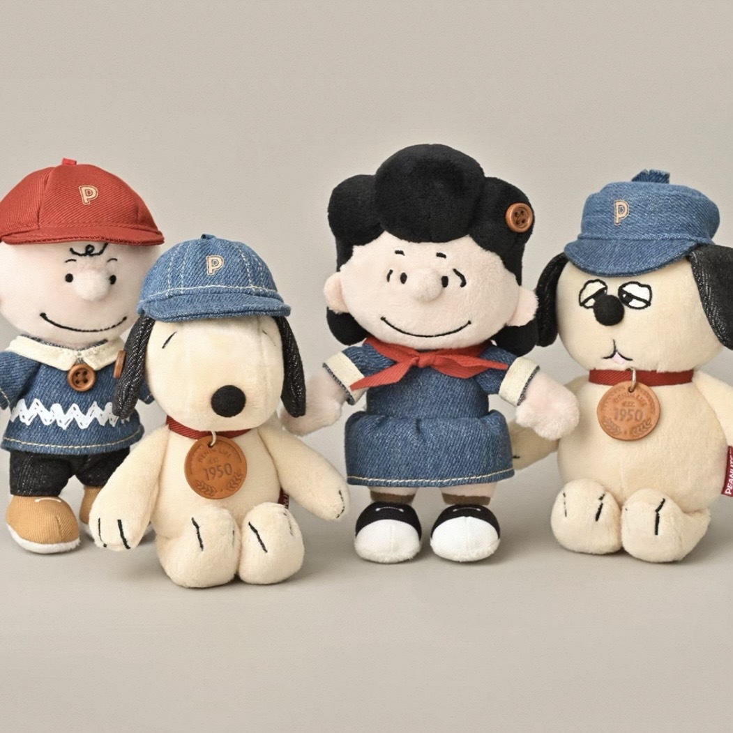 PEANUTS 自在丹寧系列 吊飾 牛仔面料 四款 史努比 露西 奧拉夫 查理