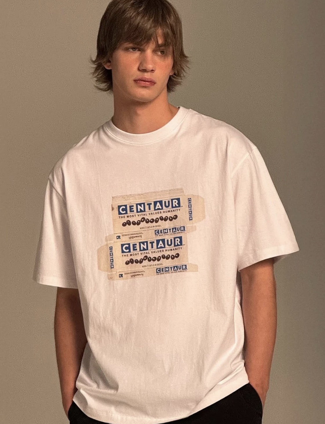 <零碼> XL-CENTAUR 巧克力盒 短T 黑色