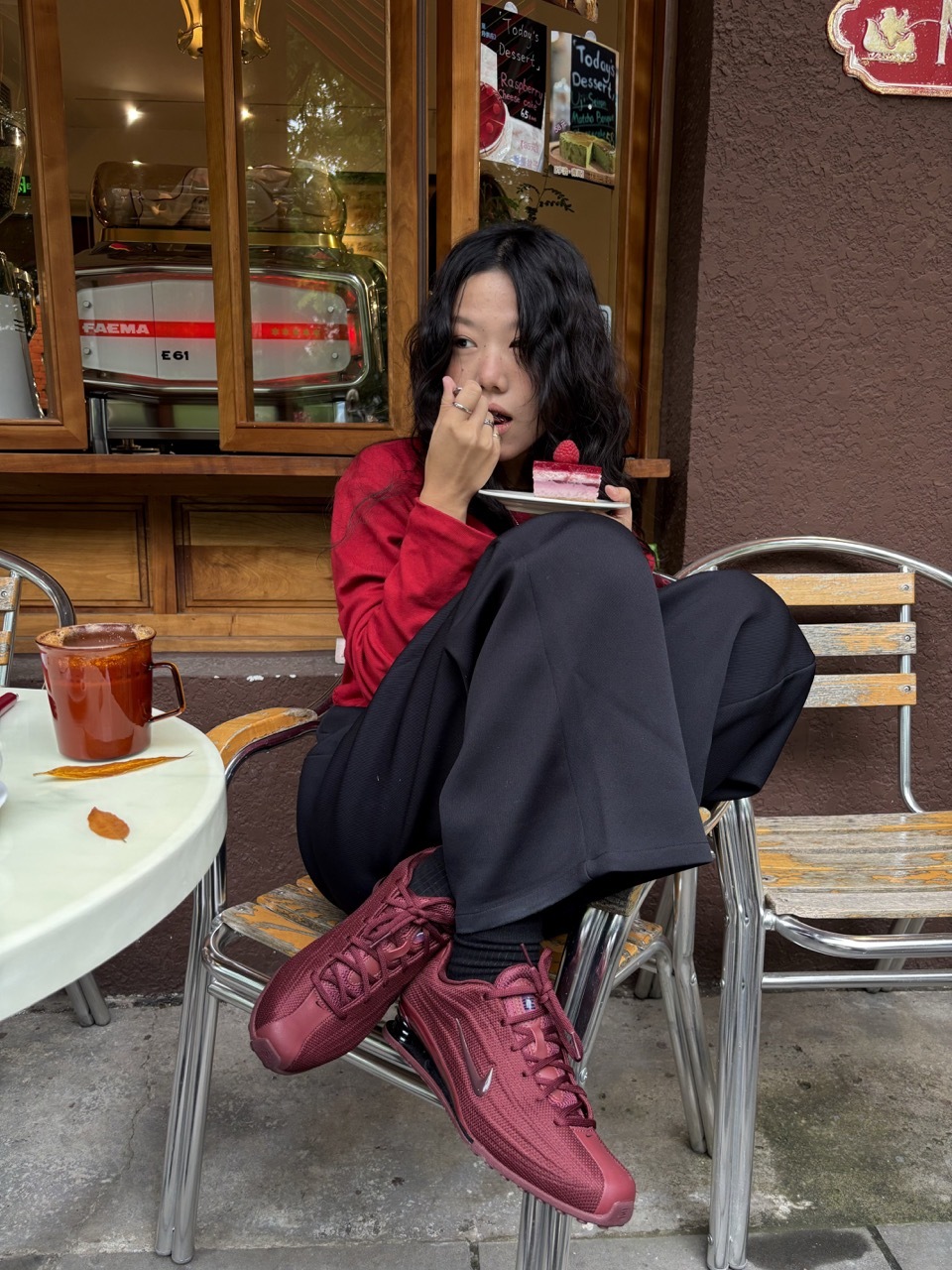 NIKE SHOX Z 櫻桃紅 酒紅 勃根地紅 薄底 彈簧鞋 氣墊 Karina同款 劉知珉 女鞋 HQ7540-600 / 現貨+預購