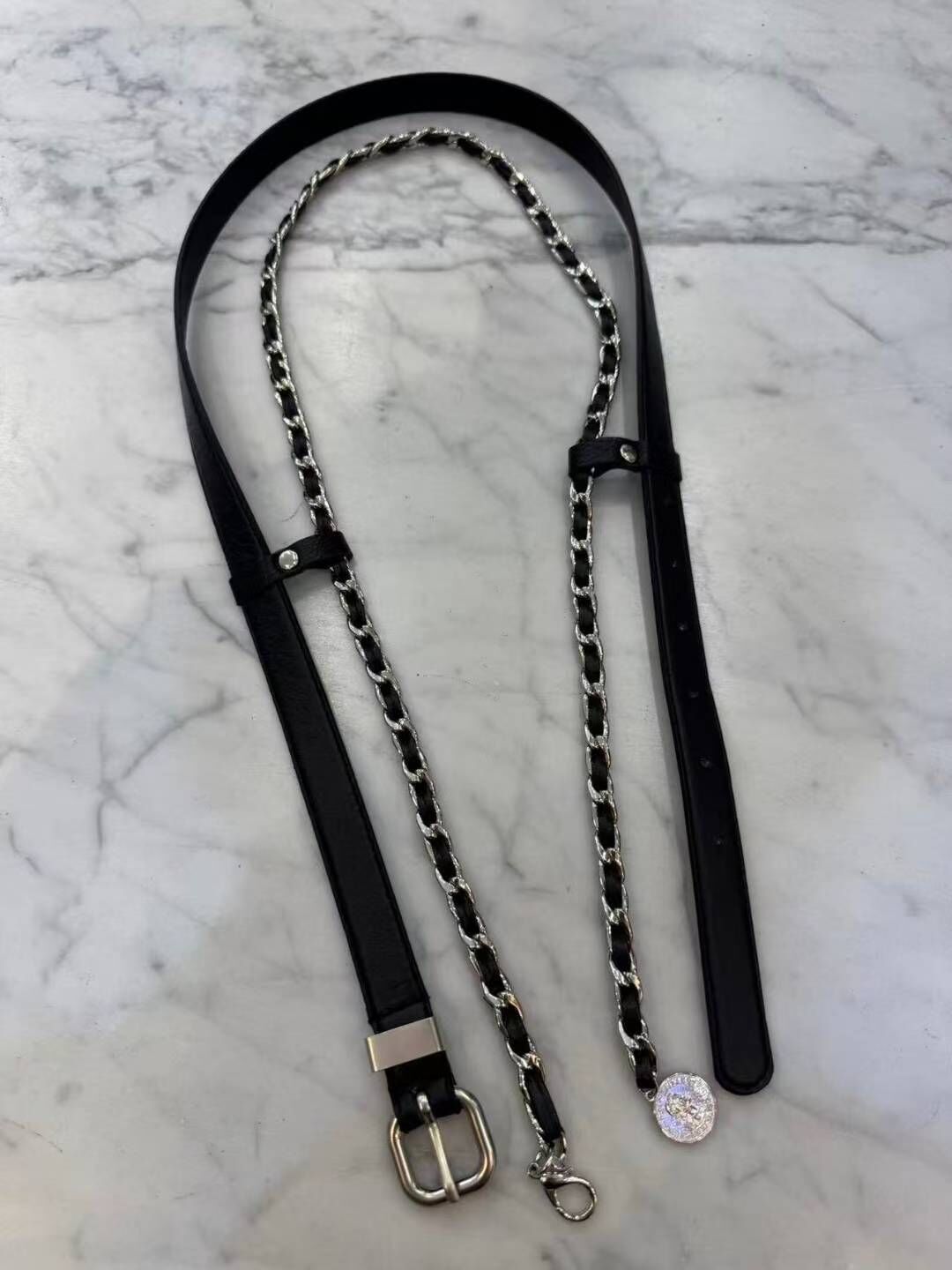 BT5111 牛皮腰帶腰鏈雙層套裝🔥