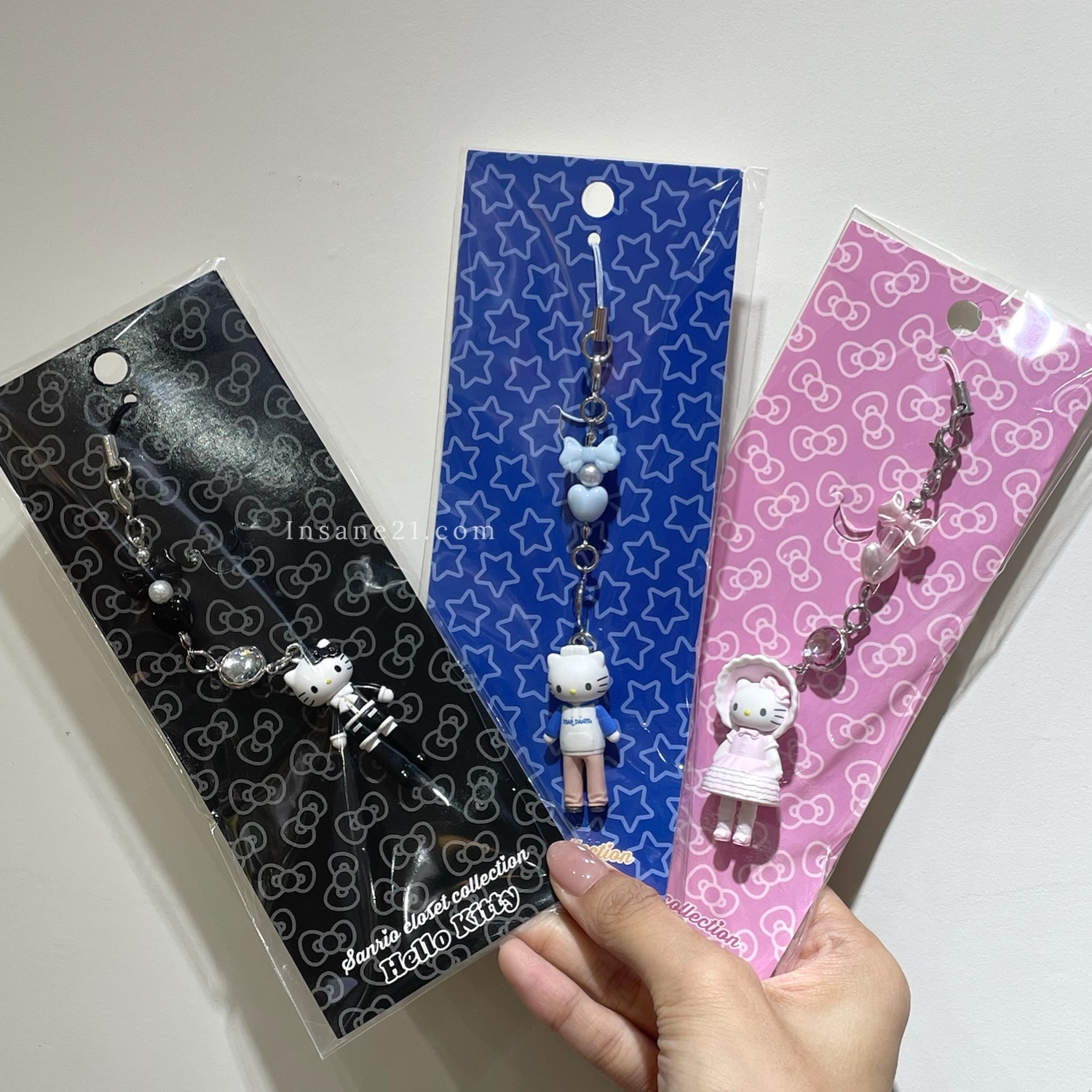 三麗鷗 SANRIO 長腿KITTY 百變裝扮 手機鍊 10款