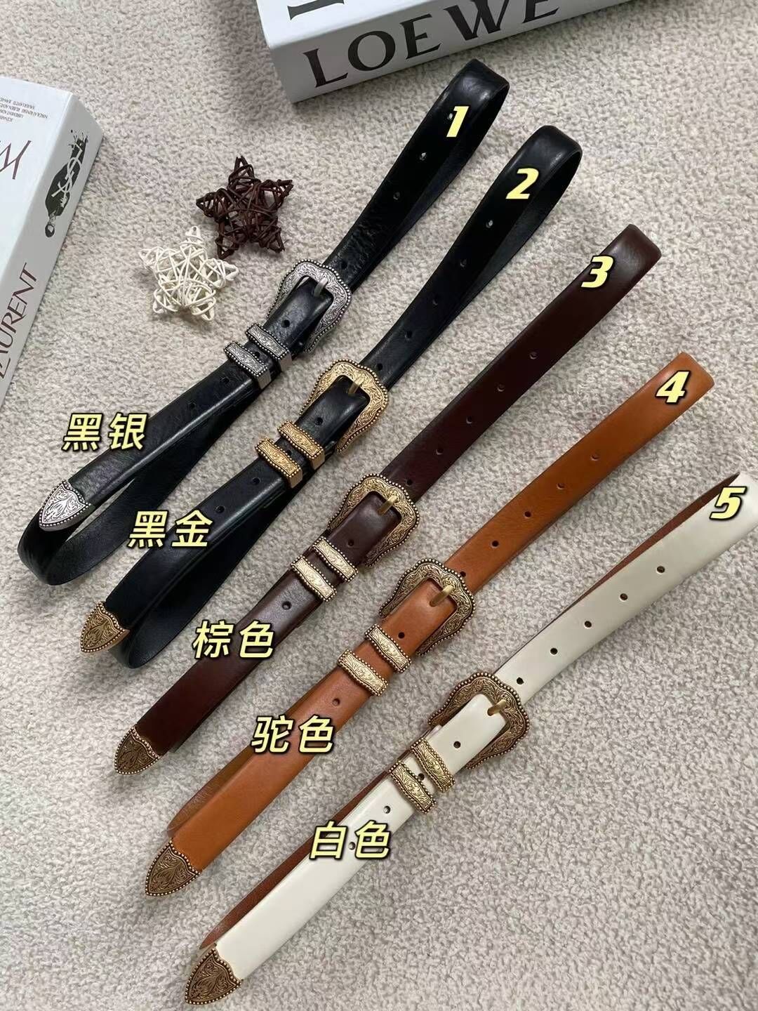 BT5129 復刻腰扣義大利牛皮腰帶🔥（寬2.5cm）