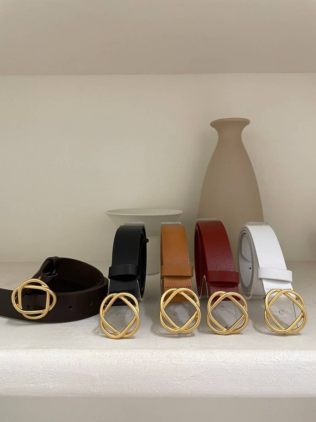 BT5130 鏤空按扣牛皮腰帶（寬3cm）