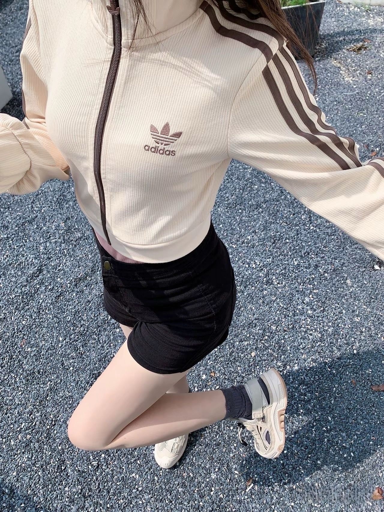 Nike 短板 外套 奶茶色 米色 女款 IP3005