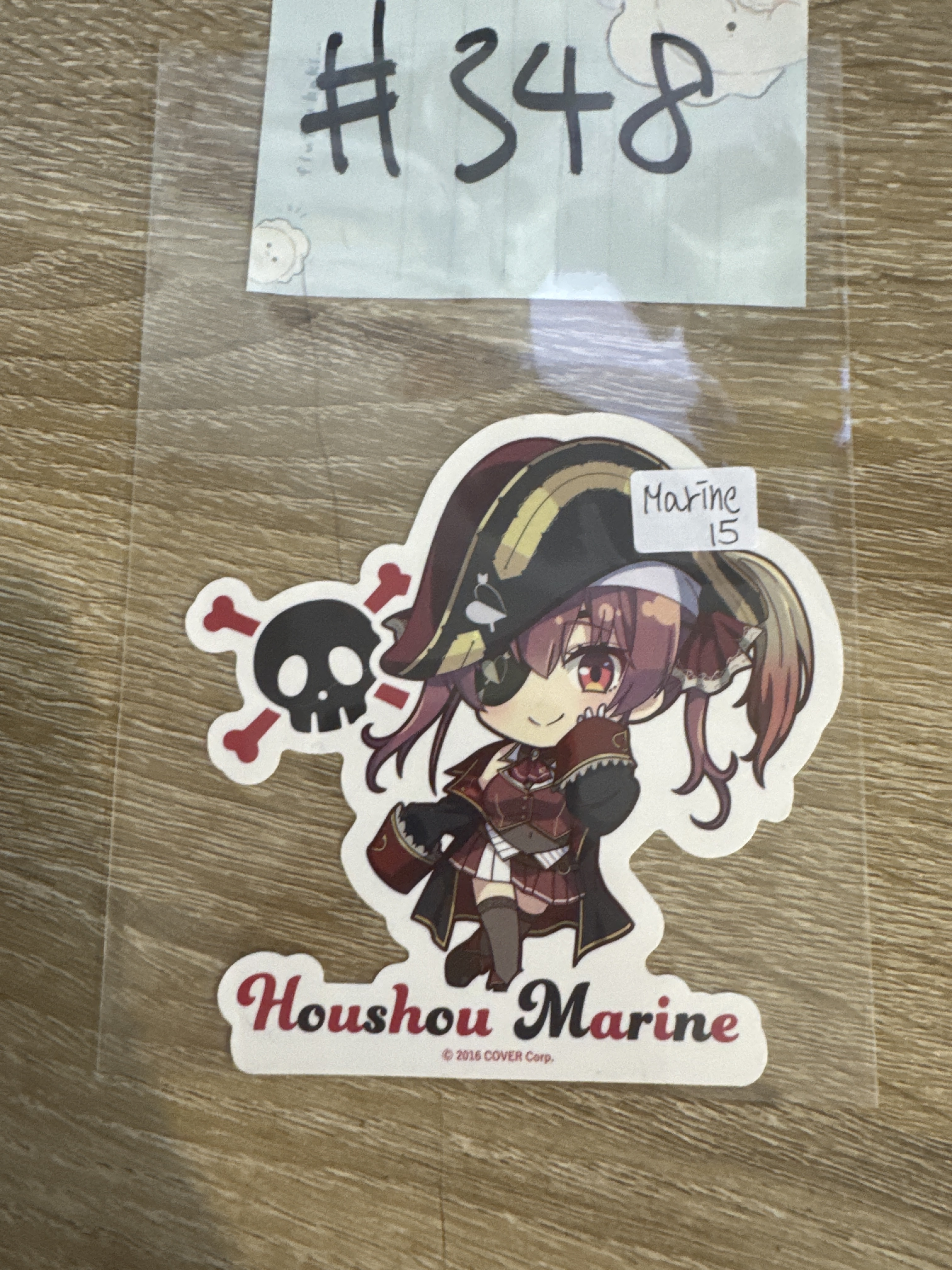Hololive MARINE 貼紙#348