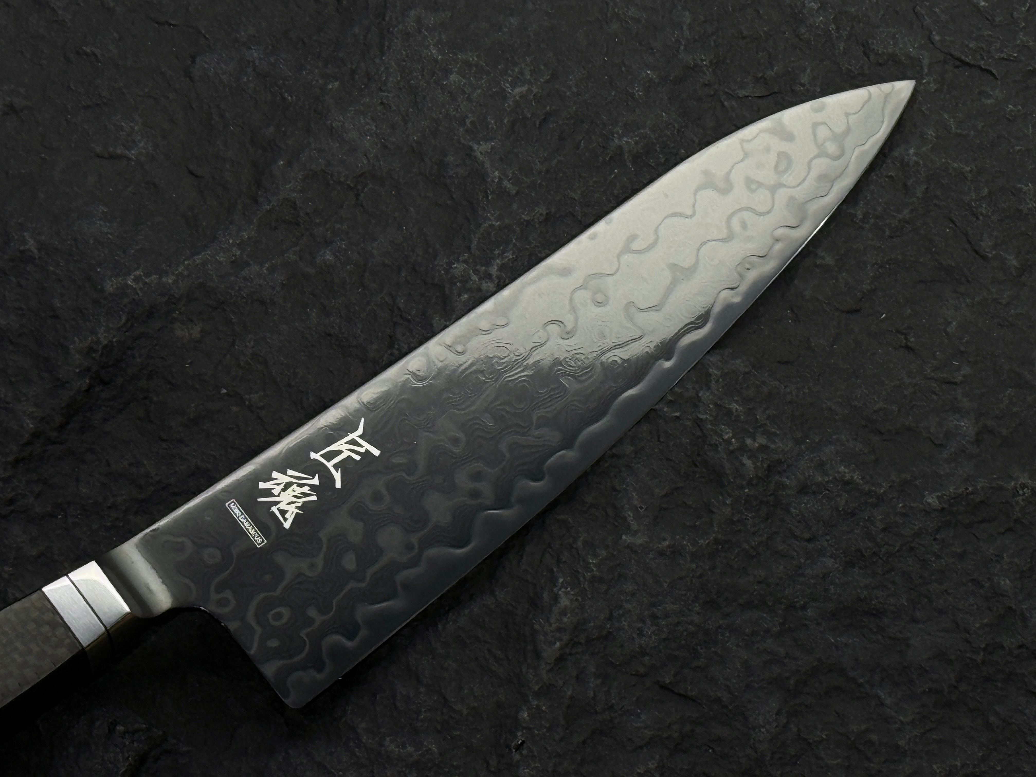 匠魂 M390粉末鋼 DLC大馬士革花紋 牛刀