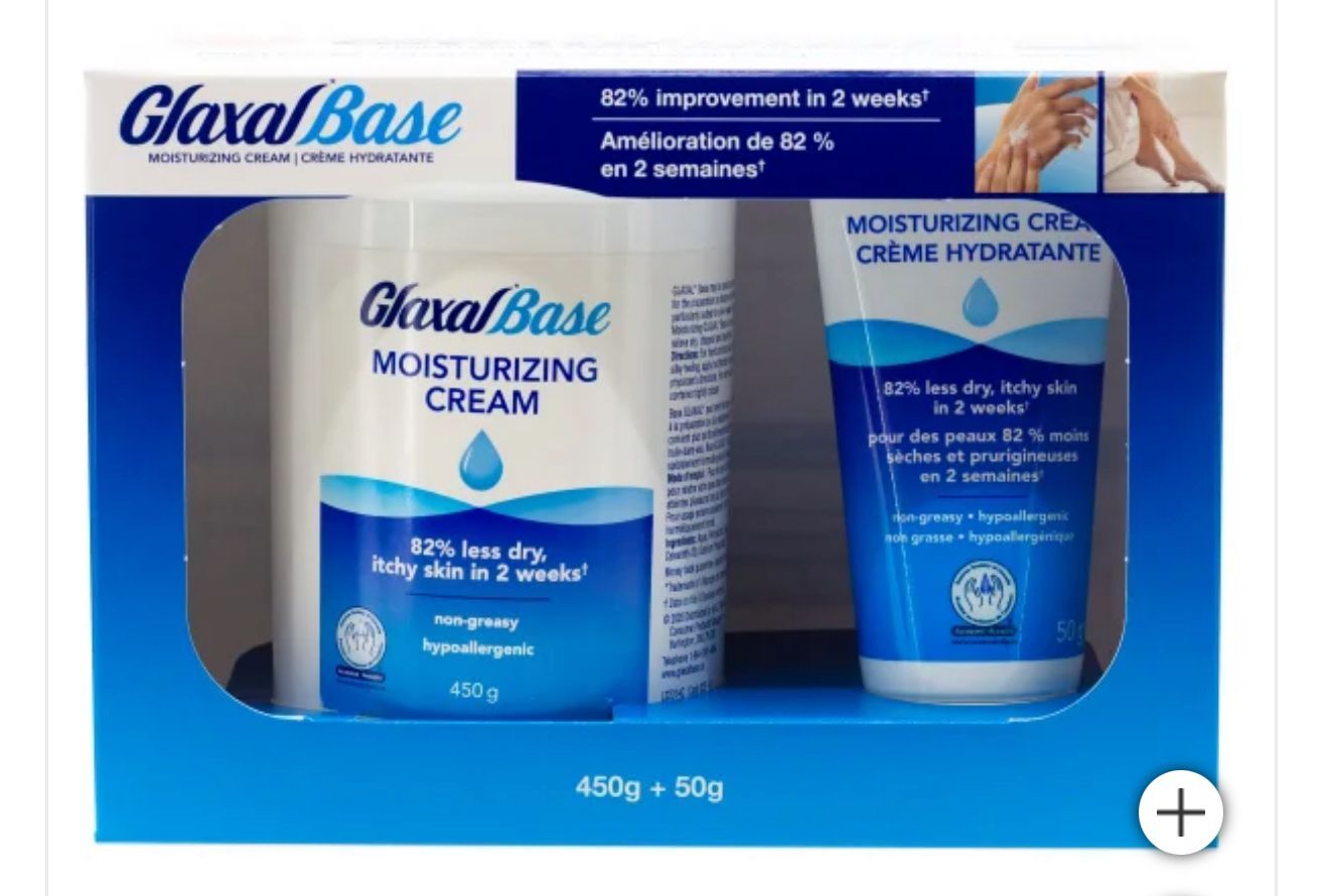 加姐 Glaxal Base 加拿大濕疹膏 450g + 50g 優惠套裝 *滿$899包京東送貨上門* CC69