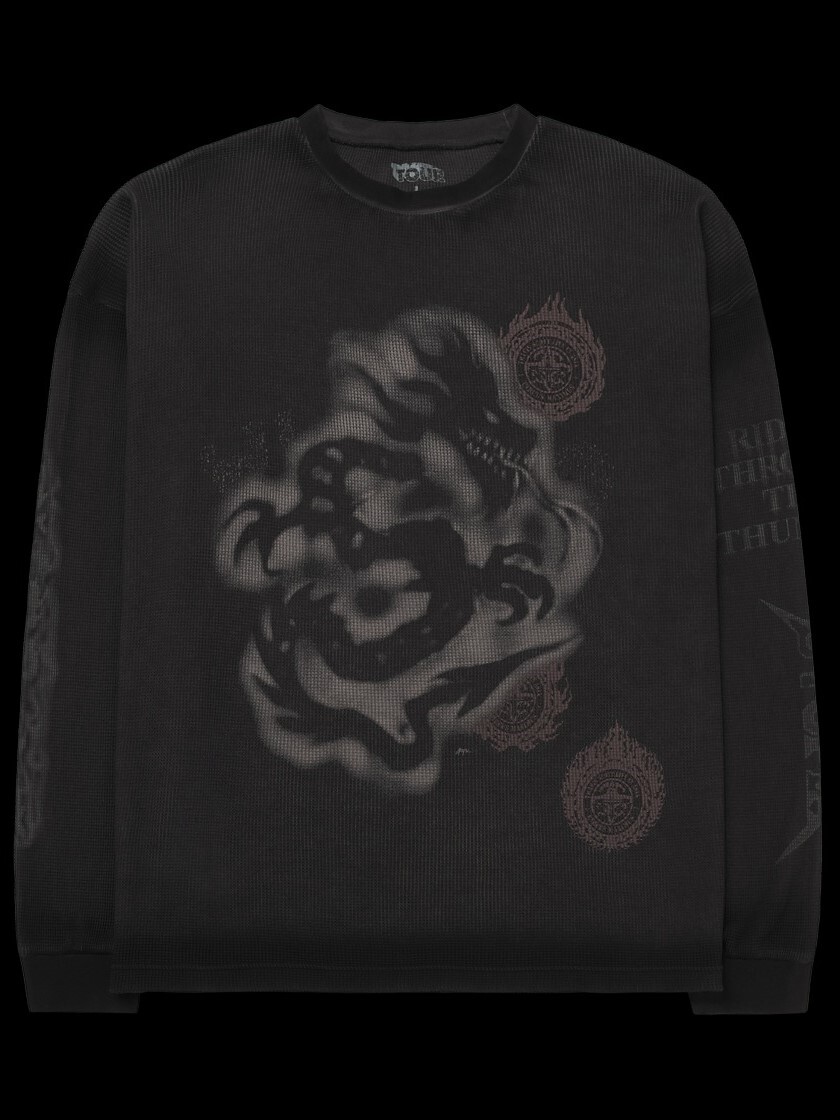 Travis Scott 日本場演唱會限定周邊  華夫格長袖