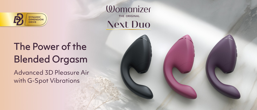 Womanizer Next Duo 奢華旗艦級 3D 吸啜震動雙頭按摩器