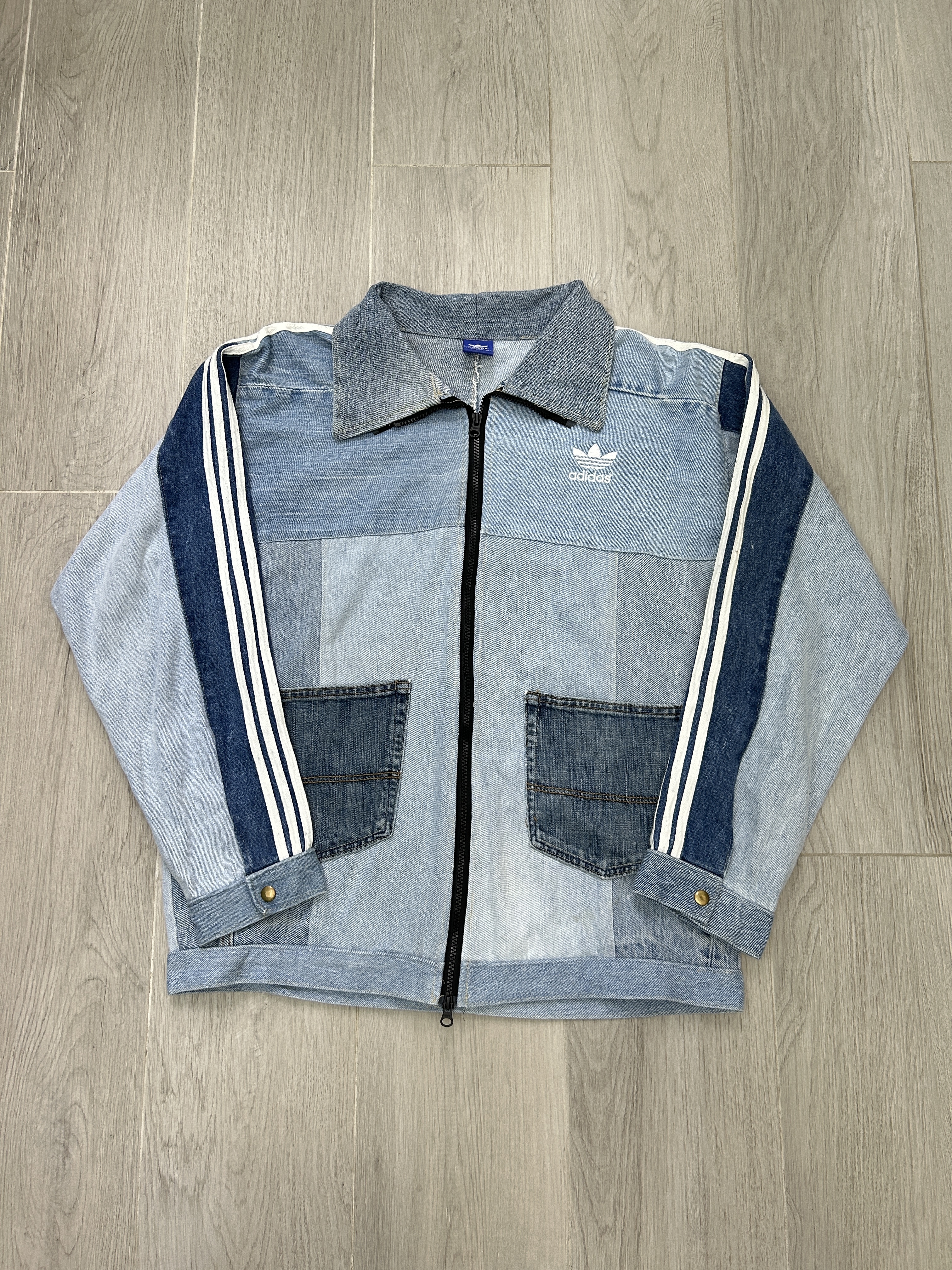 【現貨】泰國Remake Oversize 併接牛仔外套