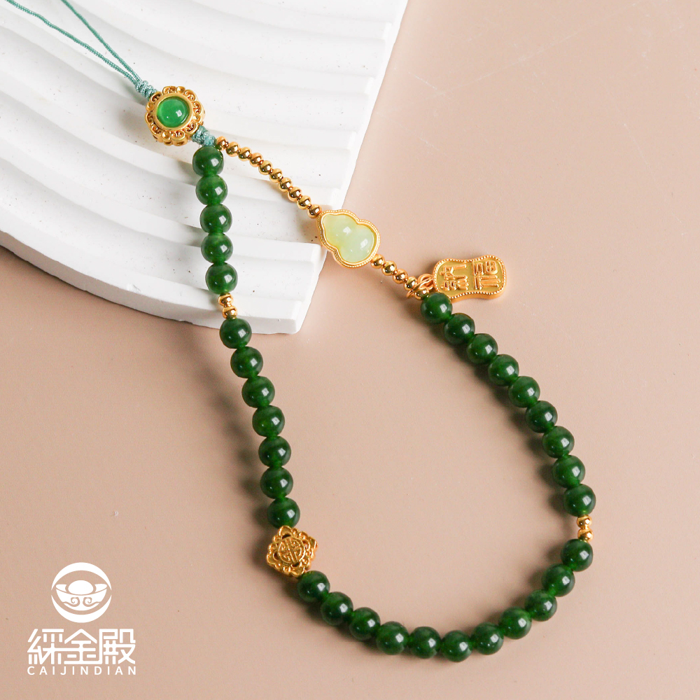 遇見福祿手機掛繩｜招財納福｜配件｜平安｜手腕帶｜過爐加持【綵金殿】