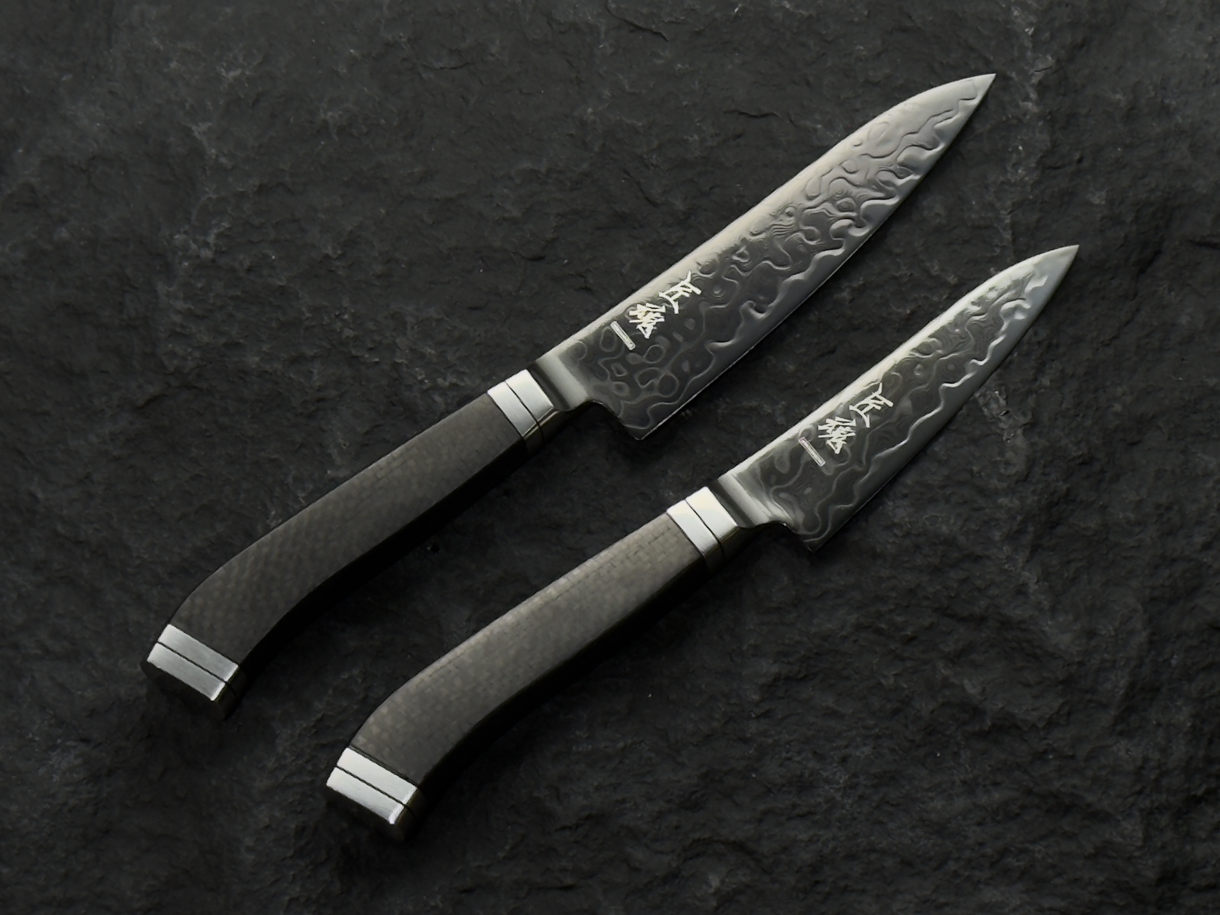 匠魂 M390粉末鋼 DLC大馬士革花紋 小刀