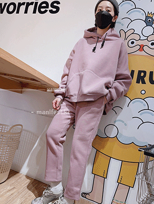 ᴴᴼᵀ ▸▸店長推薦◃◃ 秋冬新款/後釦大口袋連帽套裝 MANIFEST正韓🇰🇷