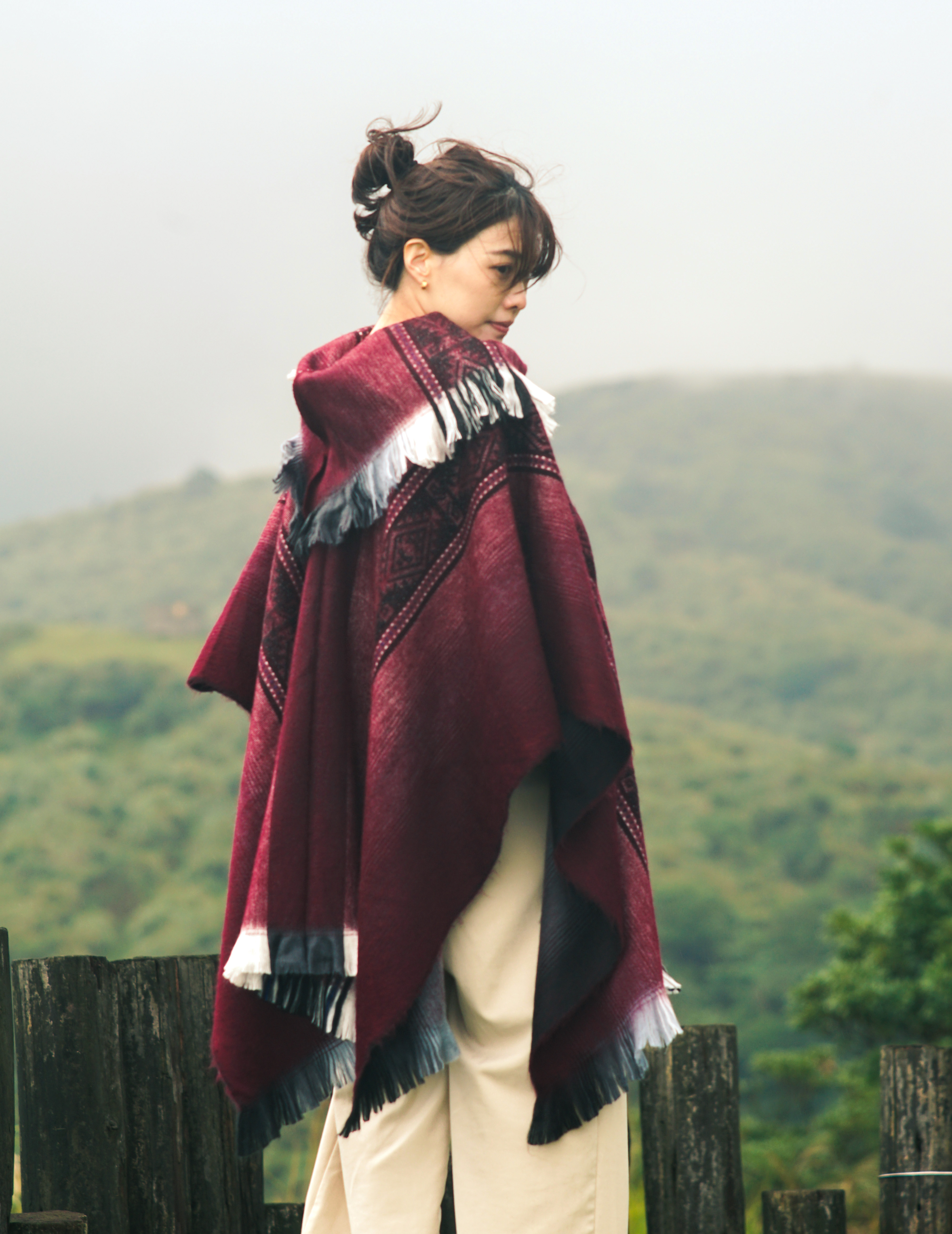 安地斯羊駝斗篷｜Baby alpaca – 印加晨曦｜厄瓜多