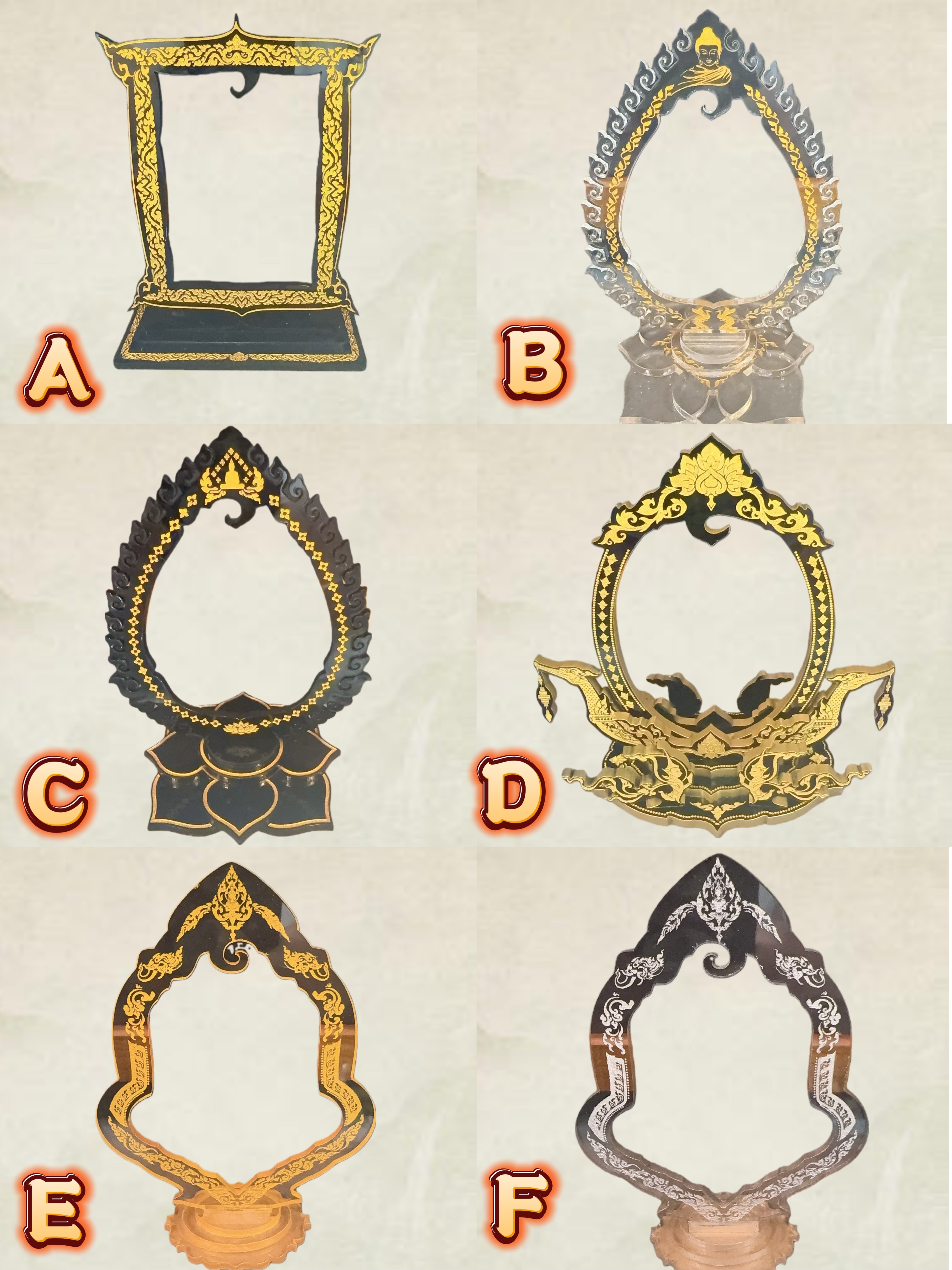 泰國佛牌供奉展示架