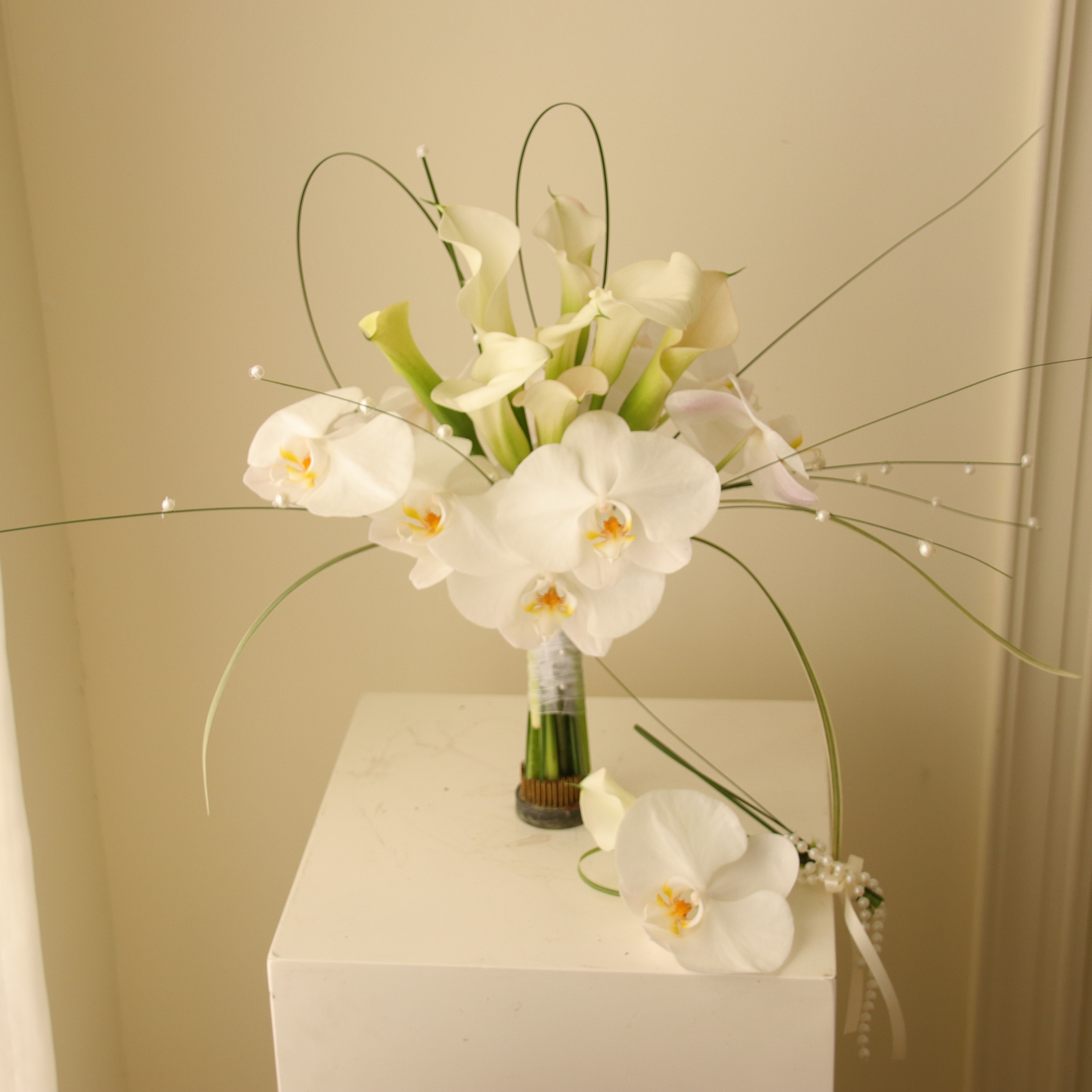 Wedding bouquet - 經典海芋蝴蝶蘭韓系捧花