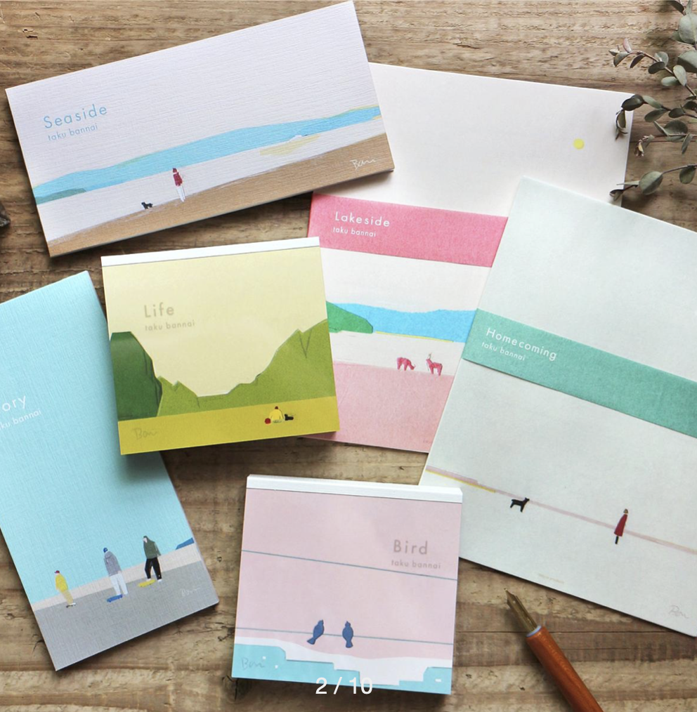 表現社｜坂內拓 生活 / 小鳥 便箋本