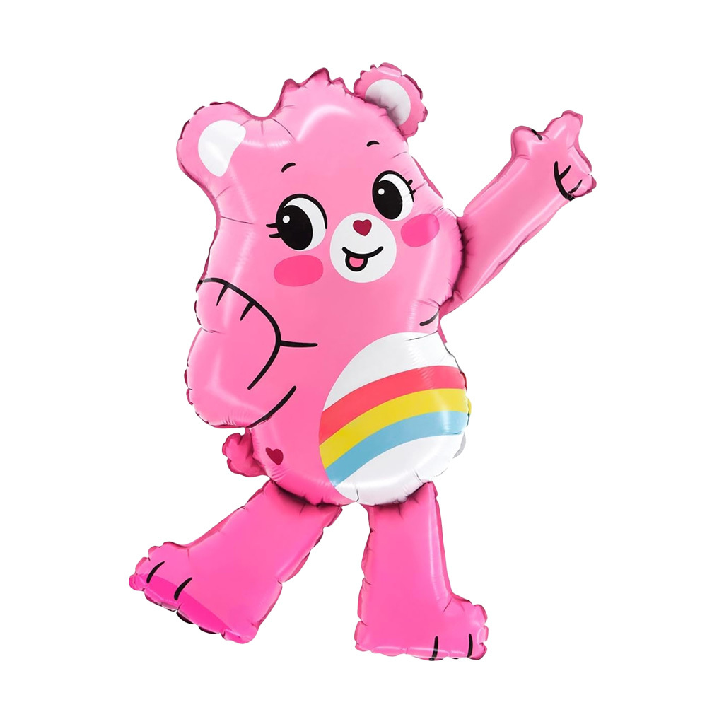 卡通單品丨粉色彩虹熊