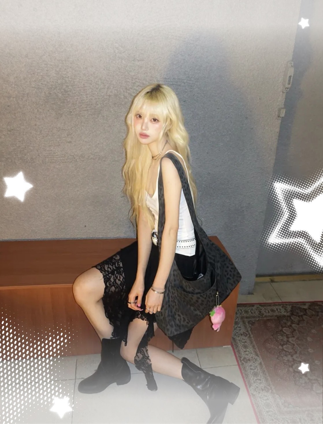 Fennec BASH SLOUCHY BAG 豹紋包 斜背包 側背包 大容量 甜酷