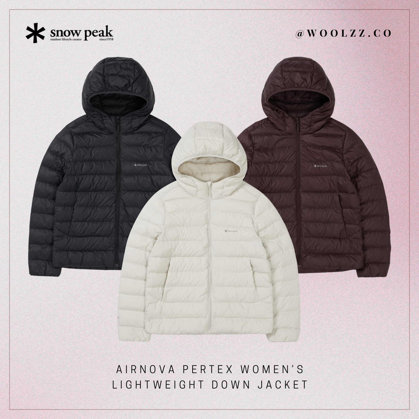 Snow Peak Airnova Pertex 女款輕量羽絨外套  S25WWP-DJ13