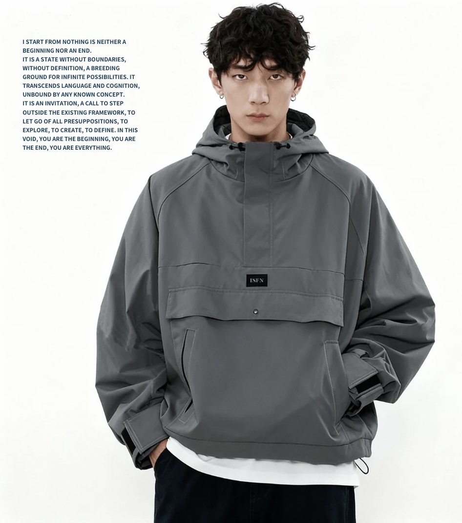 ISFN | Anorak Jacket 2.0 抗撕裂布工裝斗篷 | M-XL