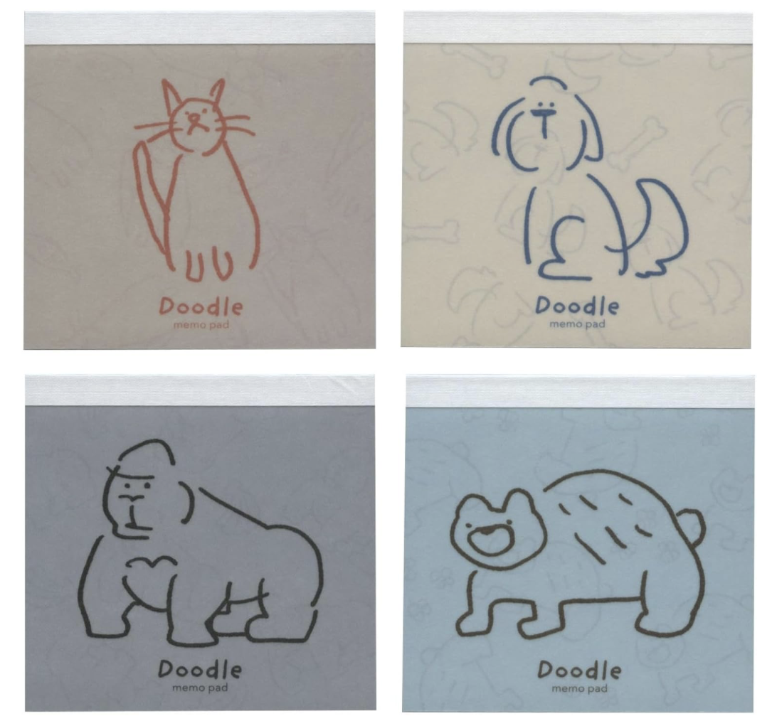 EL COMMUN｜動物 便箋本（四款可選）