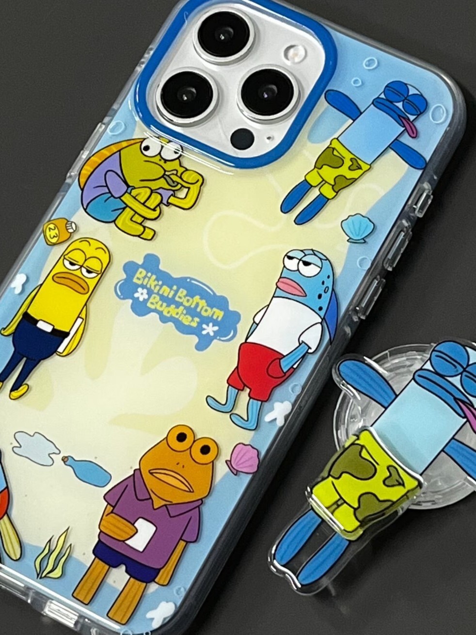 海綿寶寶 比奇堡居民 支架手機殼