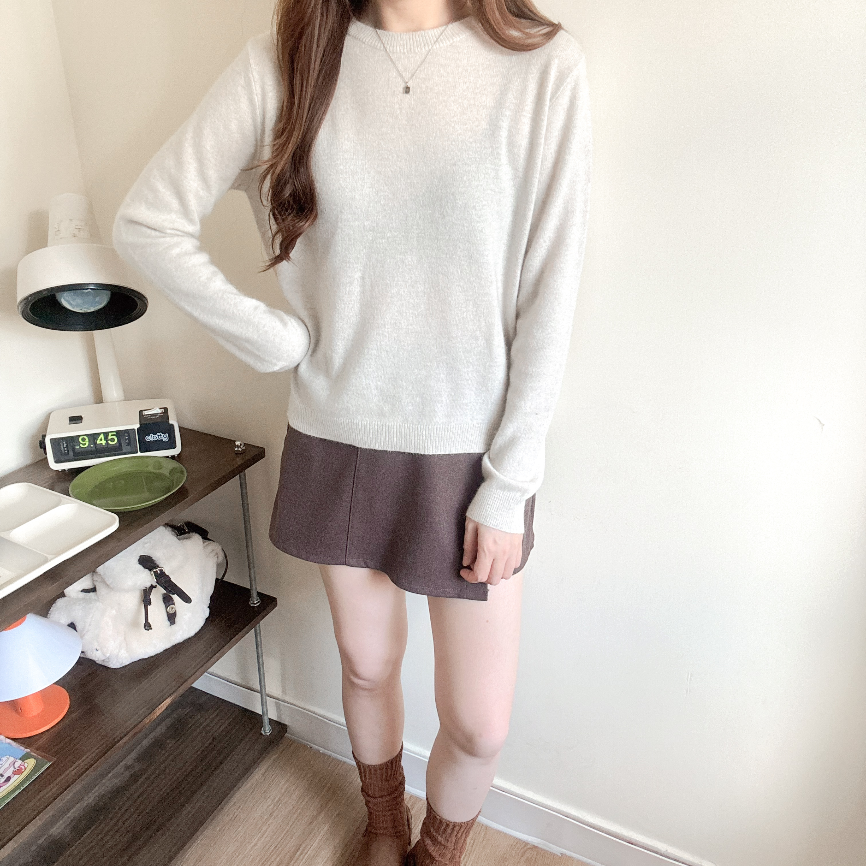 長青大熱款浣熊毛衣