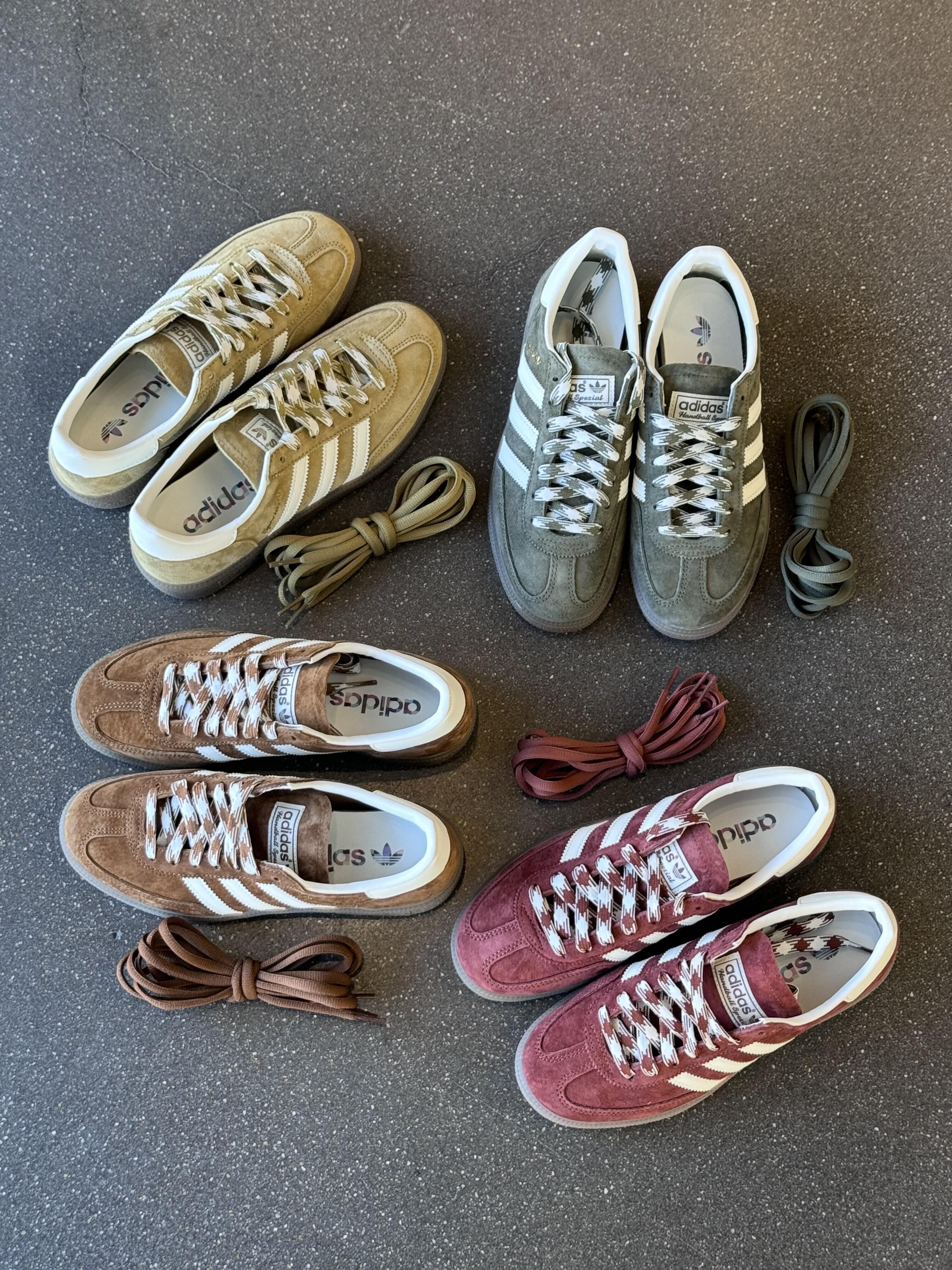 Adidas Originals Handball Spezial 秋日調色盤系列 秋日色系 麂皮 復古 德訓鞋 T頭鞋 男女同款 4色/預購