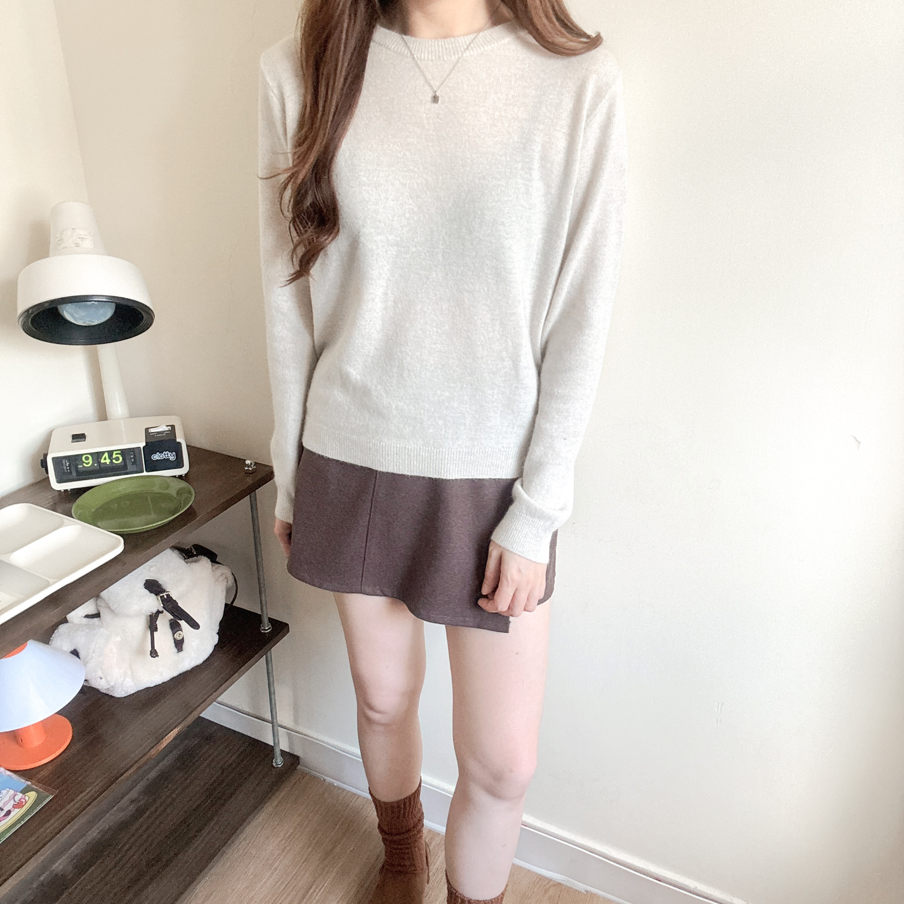 長青大熱款浣熊毛衣