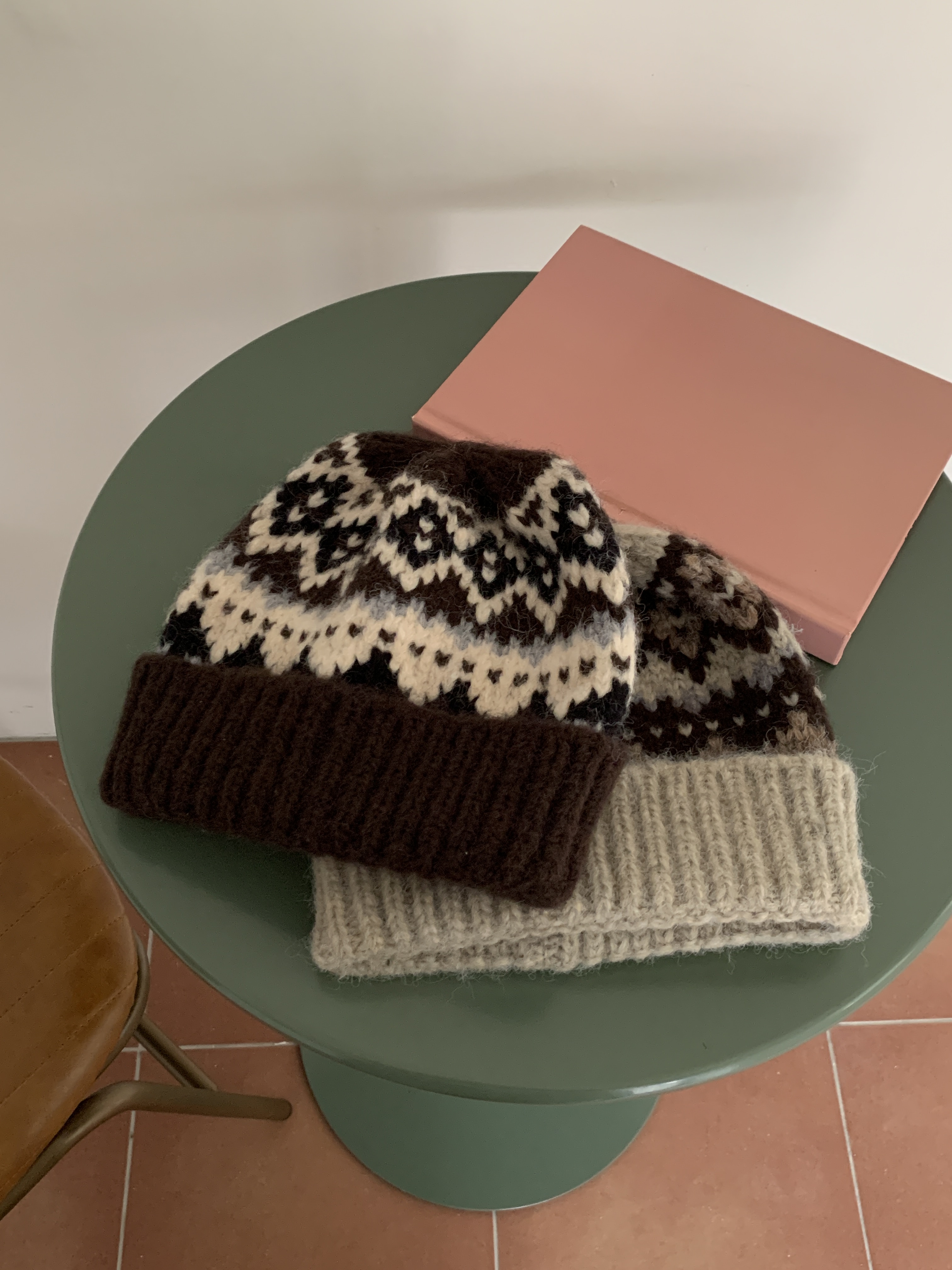 Q26(設計品牌)/聖誕氛圍 提花毛帽