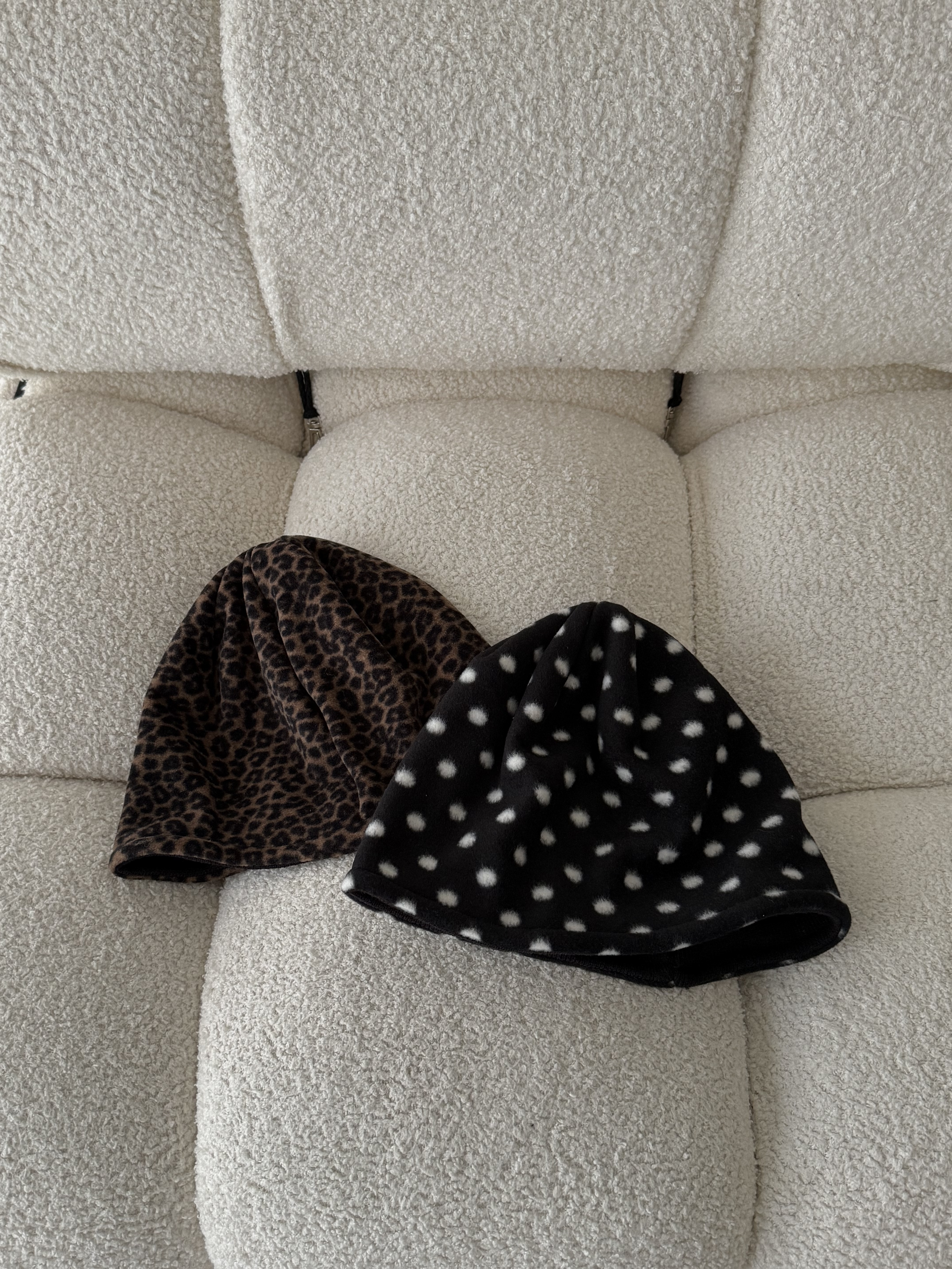 Q27/波點,豹紋 毛巾帽