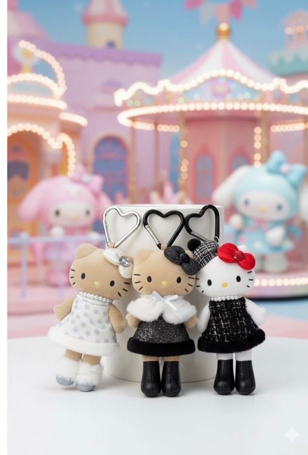 【預購】JN110801 Hello Kitty 時尚吉祥物鑰匙圈