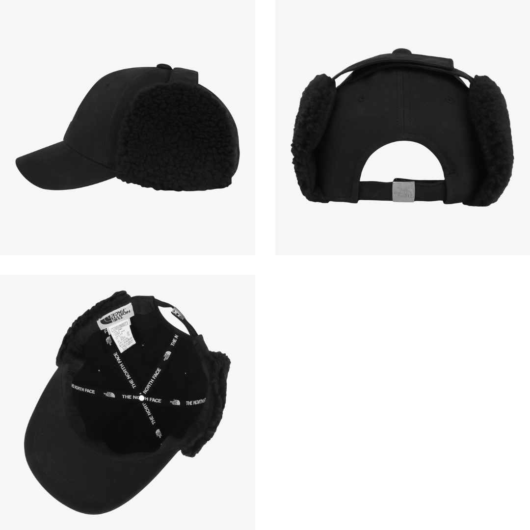 【預購】The North Face EARMUFF HARD BALL CAP 絨毛耳罩棒球帽 NE3CR53