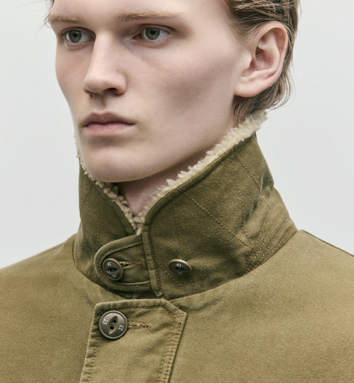 NEIGHBORHOOD FW25 N-1 DECK JACKET | (BLACK / KHAKI)